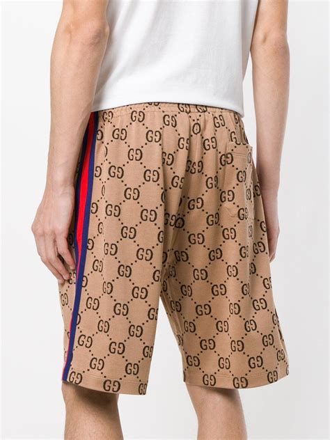 gucci brown shorts|Gucci shorts for men.